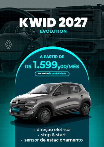 RENAULT KWID 2027 EVOLUTION ASSINATURA DE CARRO BYECAR